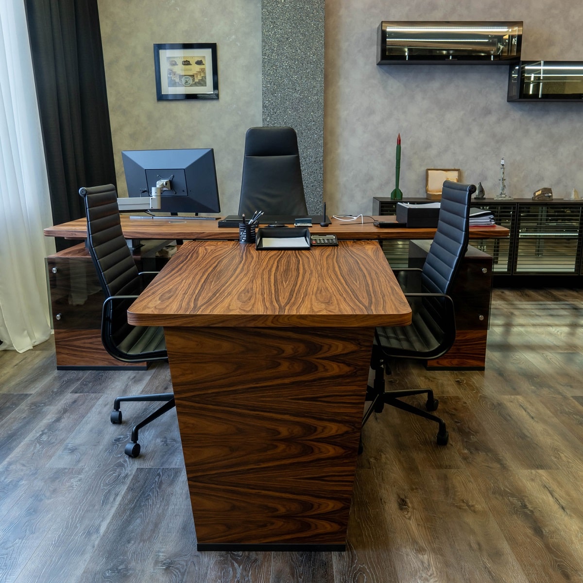 Metallurgical company's top manager office